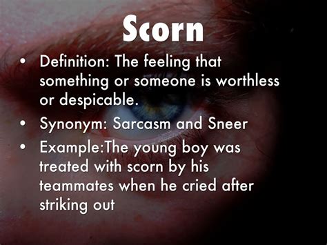 scomed meaning|Scorn .